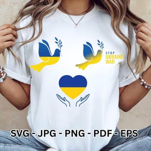 Ukraine Clipart Instant Download | Digital File for Ukraine Shirt & Ornament | Ukrainian Digital Art
