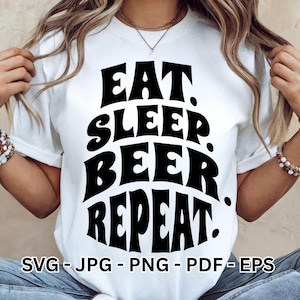 Funny Alcohol SVG Design | Beer Quotes & Drinking Clipart | Vector T-Shirt Design | Sublimation Cricut Cut File