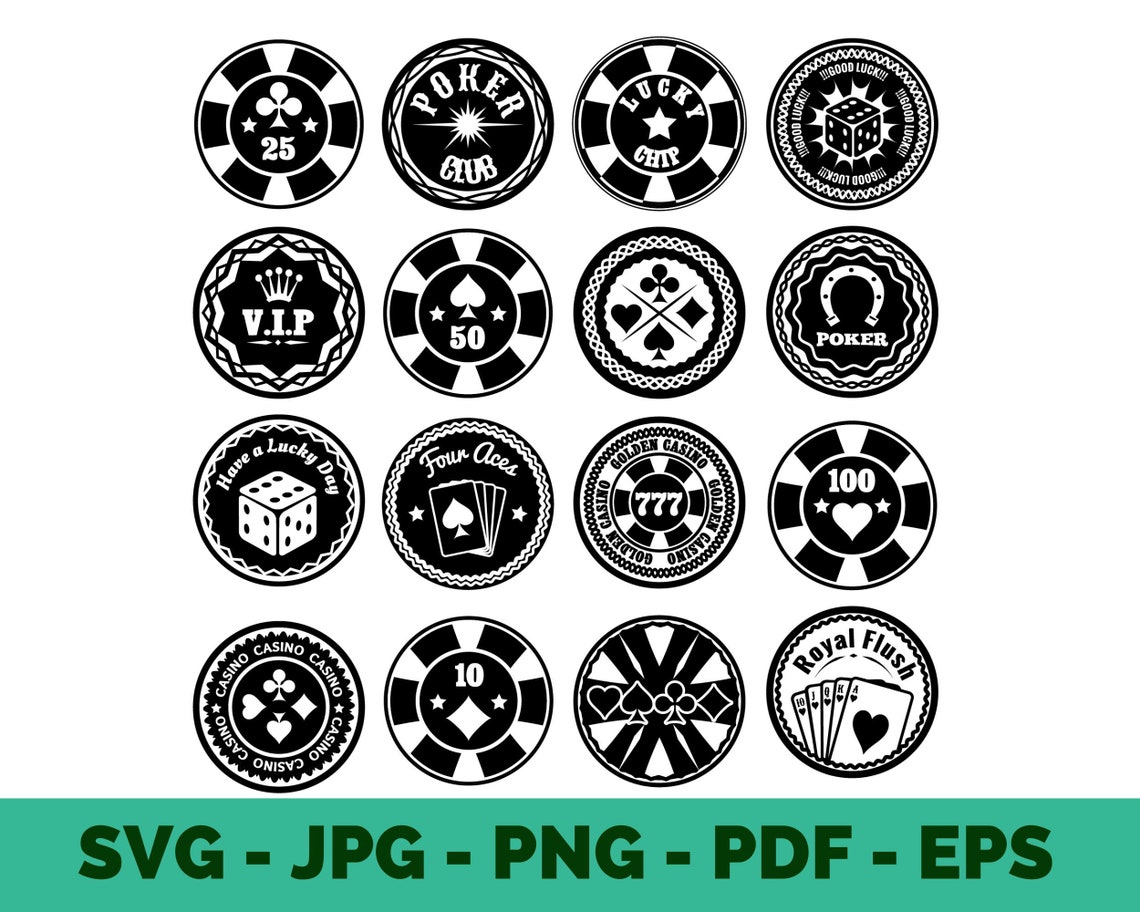 Poker Chip Svg Las Vegas Svg Bundle Poker Chips Las Vegas Trip Svg