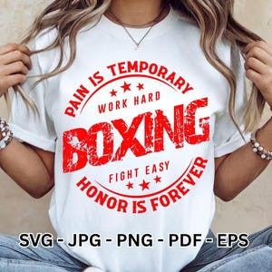 Boxing SVG / Box Glove / Boxer / Clipart / Sublimation / Tshirt Design / Cricut File