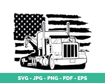 US Tow Truck Svg American Tow Truck Driver svg  Tow Truck Clipart Truck Svg Tow Truck Shirt Truck Driver Shirt Cricut file
