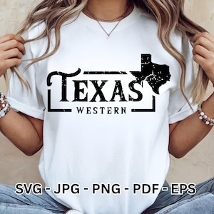 Texas SVG Design | Longhorn State Clipart | Cowboy & Dallas Western Graphics | T-Shirt Sublimation Cricut Cut File
