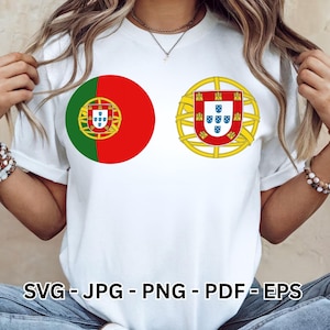 Portugal Crest Clipart / Portugal Flag / Portuguese / Portugal Coat of Arms / Clipart / Vector / PNG / Sublimation