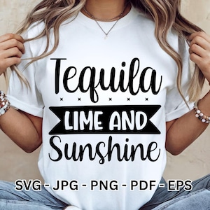 Tequila SVG | Funny Alcohol Quotes | Drinking Design for Mexico Trip | Cricut & T-Shirt Silhouette | Instant Download