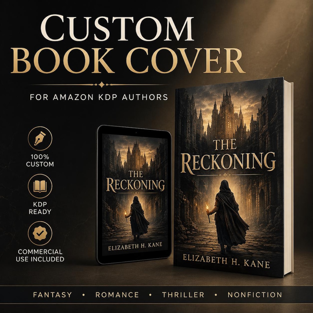 Custom Book Cover Design KDP | Amazon Self Publishing Fantasy Romance ...