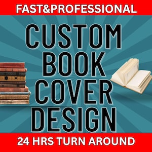 Book Cover Design Professional Custom Book Cover Design Personalized ebook 24h turn around