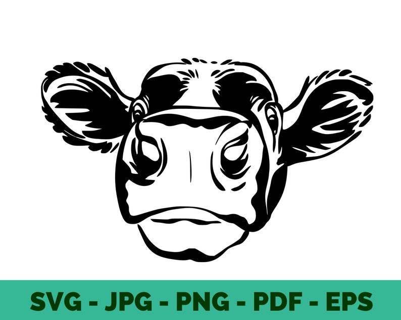Cow Svg Farm Animal Designs USA Cow Farm SVG File, Farmer Svg and Cow