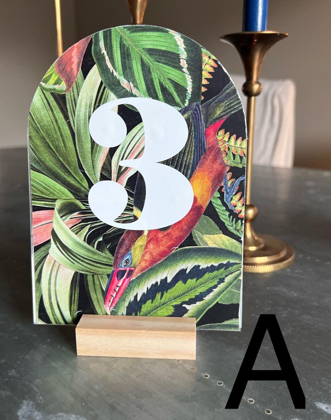 Tropical Table Numbers for Wedding | Beach Theme Wedding Decor ...
