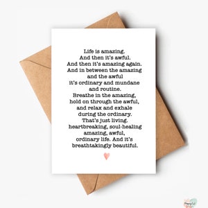 Citation sur la carte de sympathie pour le deuil, carte de deuil, imprimable, perte d'un enfant, perte d'un parent, perte d'une fratrie, perte du conjoint, en souvenir d'un être cher