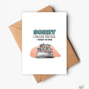 Cartão de aniversário para envelhecer, cartão de aniversário engraçado, feliz aniversário, cartões de aniversário, cartão para impressão, cartão digital