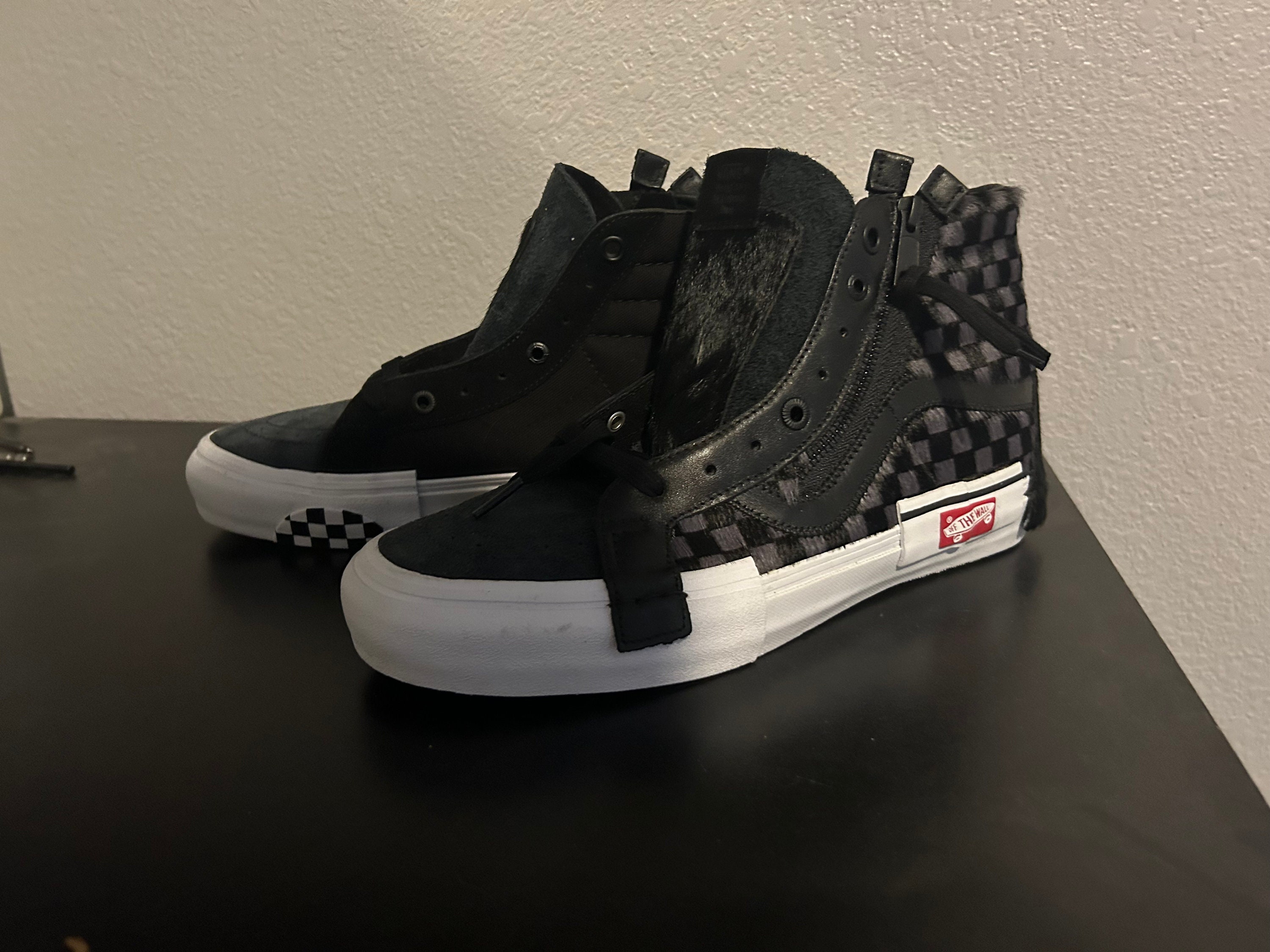 Vans Sk8 hi Cap LX black Pony Etsy UK