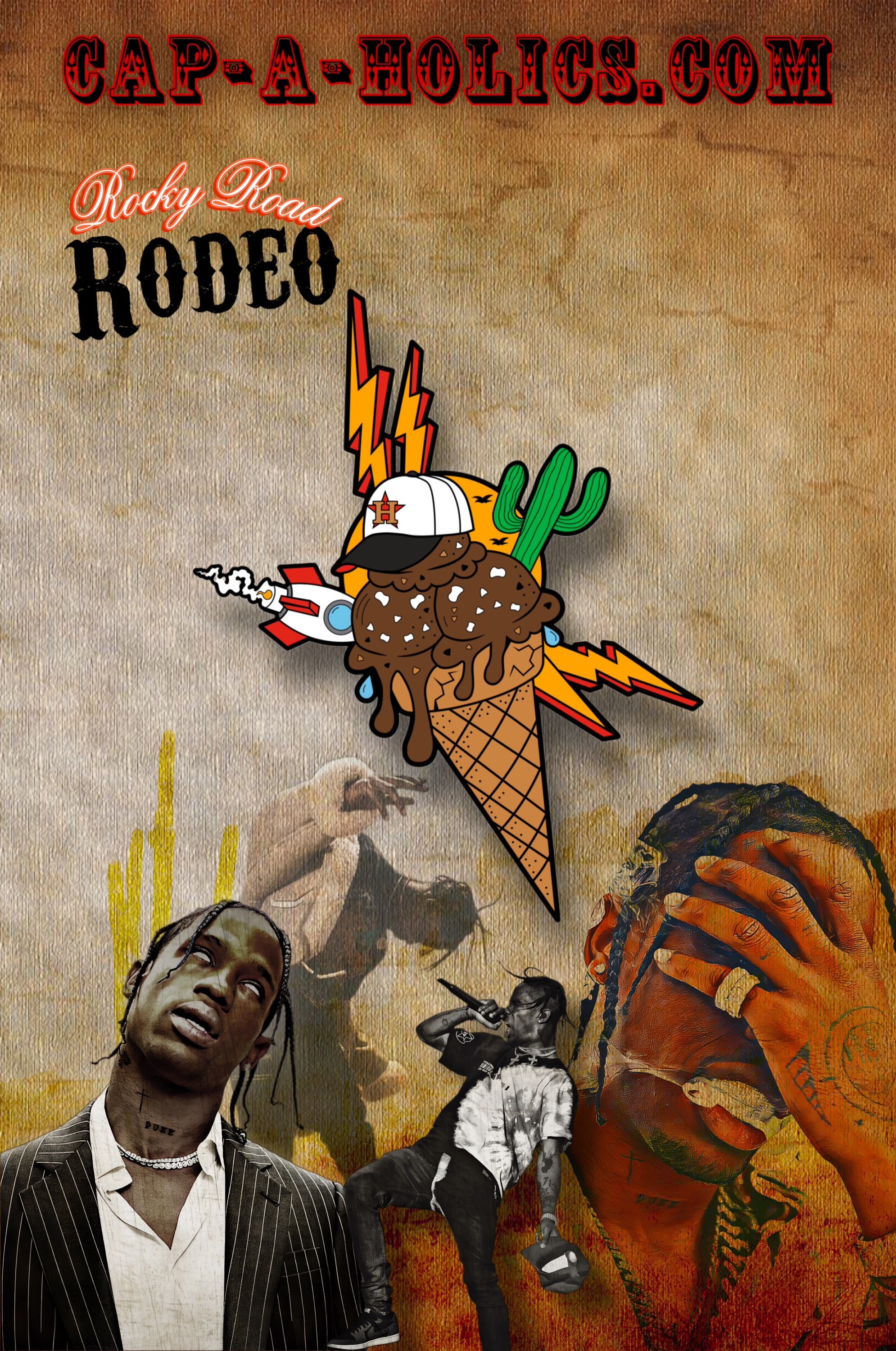 Capaholics rocky Road RODEO Gucci Cone Houston Astros Hat Pins Etsy