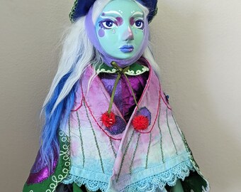 Maris the Fairy Witch, OOAK art doll