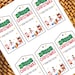Printable Kids Christmas Gift Tags, Instant Download, Christmas Favor ...