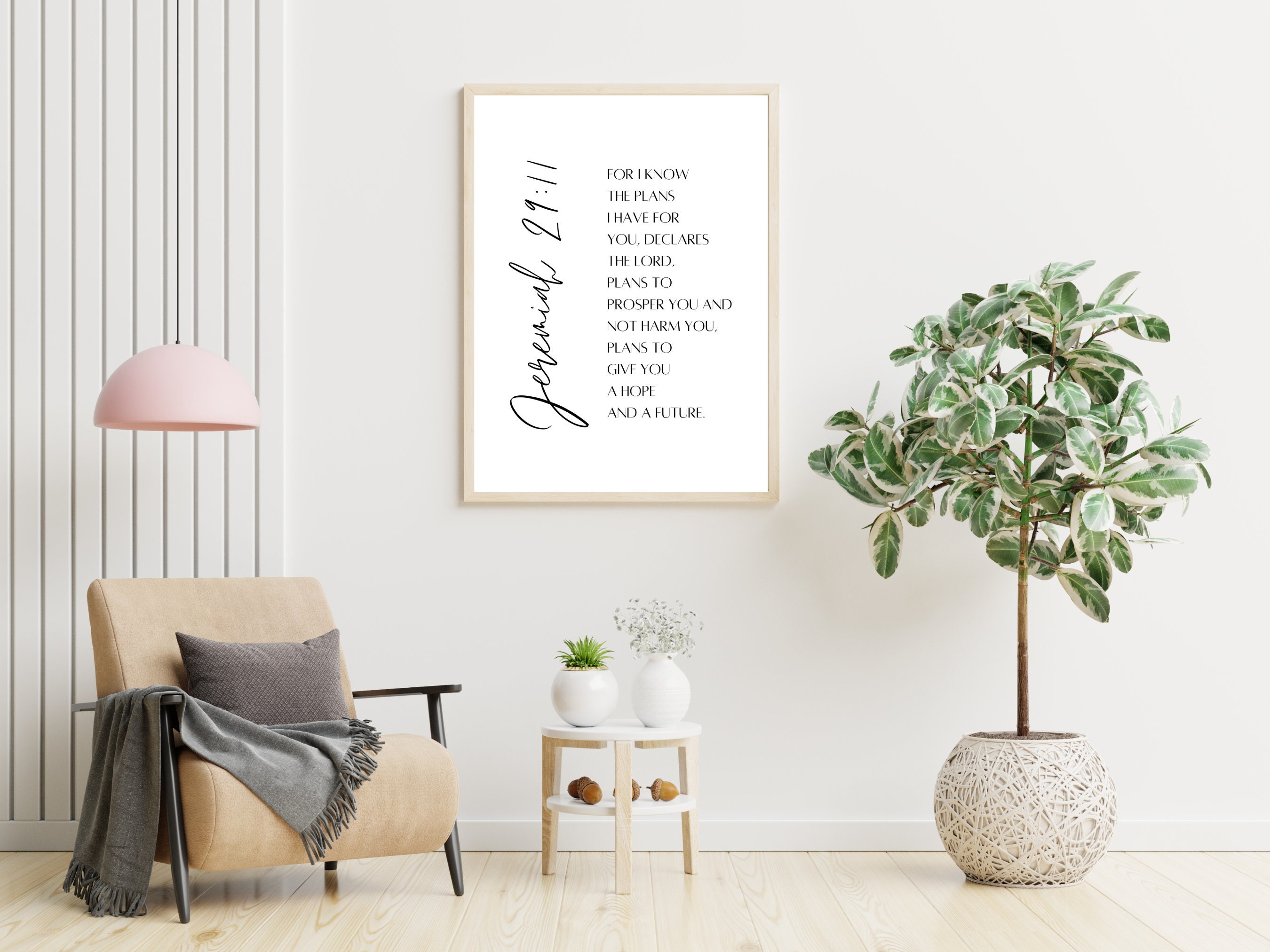 Jeremiah 29 11, Printable Wall Art, Bible Verse Wall Art, Digital ...
