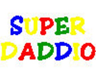 Fathers' Day Embroidery Machine Design, Father's Day Digitizing Embroidery, Super Daddy Embroidery Design, Logo digitizing, PES DST EMB