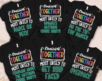 Friends Cruise Shirt, Funny Cruise Shirt, Family Vacation Tshirt, Custom Family Cruise Squad Shirt for 2024, Matching Cruise Shirt,