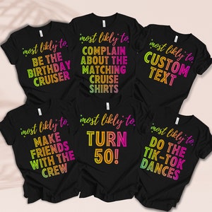 50th Birthday Cruise Shirts, Birthday Cruise Shirt, 50th Birthday TShirt, Cruise Shirts for Group, Group Cruise Shirt, Cruise Shirts Family