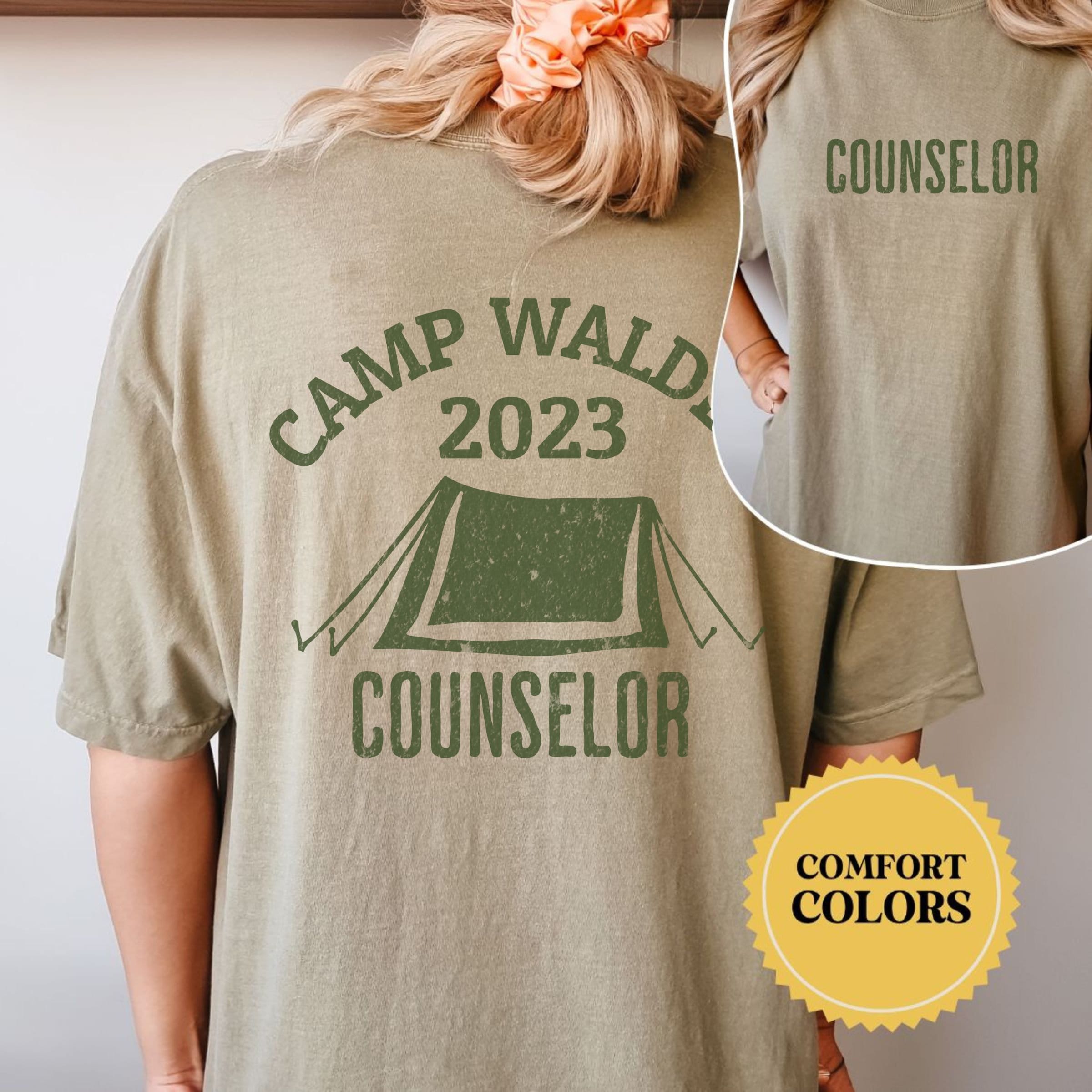 Custom Camp Counselor Shirt Personalized Camp Counselor Etsy
