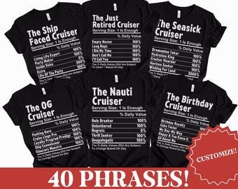 Family Cruise SVG bundle, Nutrition Facts Cruise PNG, Matching Family Cruise PNG, Cruise Vacation Svg, Cruise Digital File,  Cruise Svg