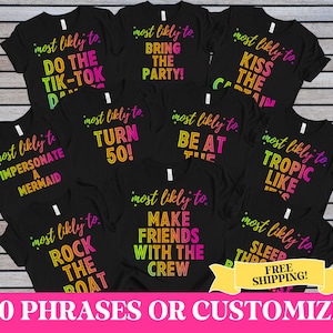 50th Birthday Cruise Shirts, Birthday Cruise Shirt, 50th Birthday TShirt, Cruise Shirts for Group, Group Cruise Shirt, Cruise Shirts Family