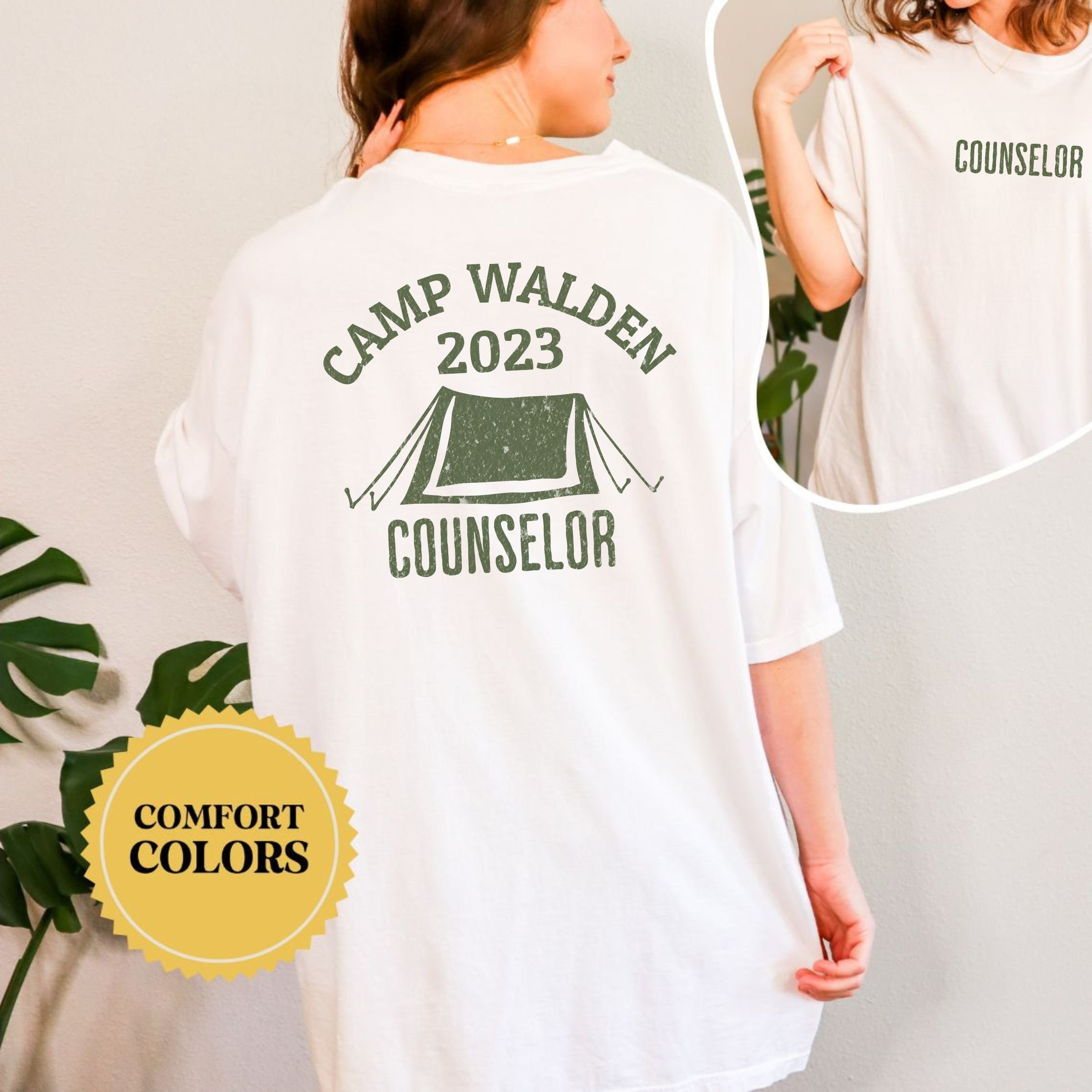 Custom Camp Counselor Shirt Personalized Camp Counselor Etsy