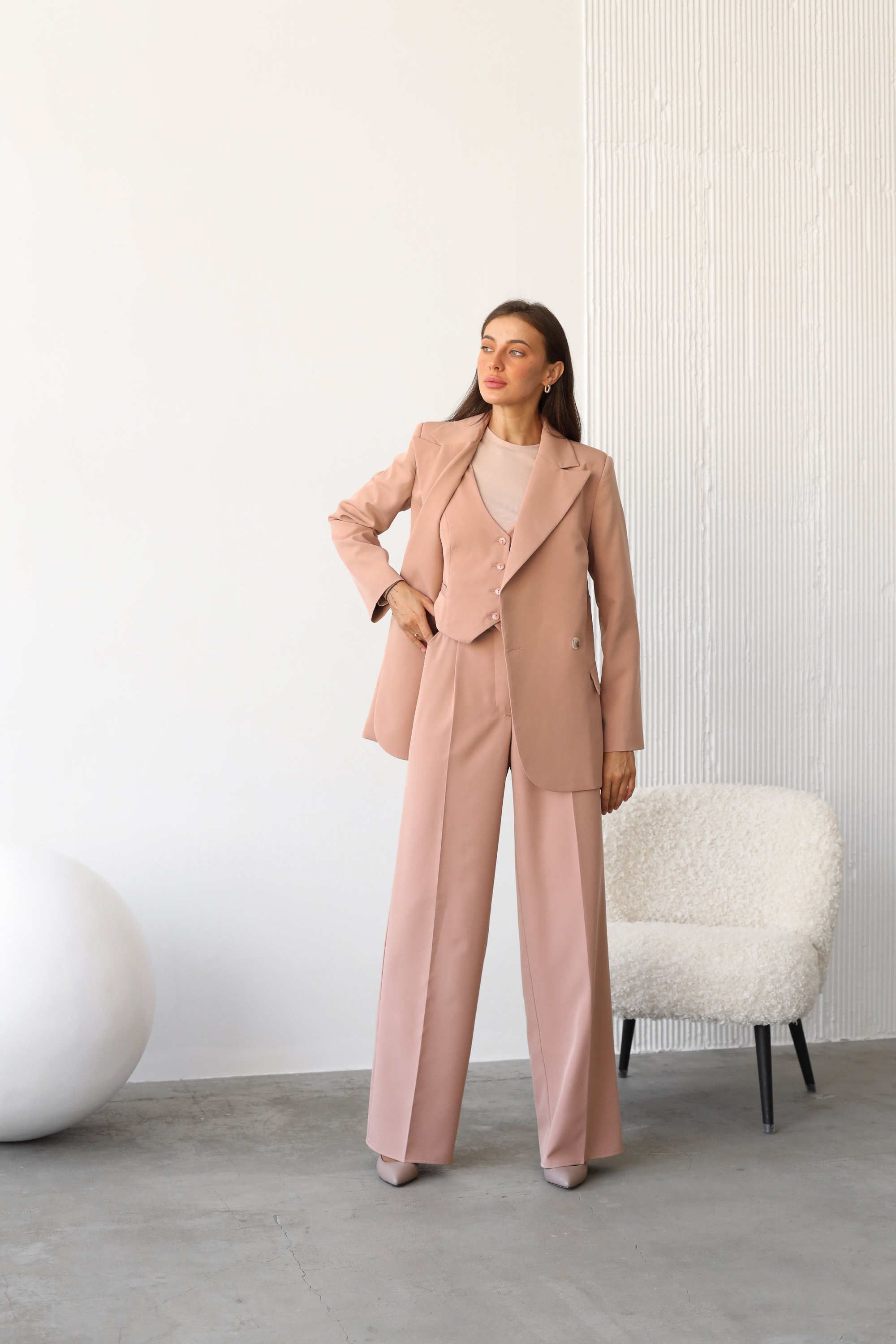 Postpartum Pajamas HANMAX Women's Tracksuit Winter Autumn Knitte