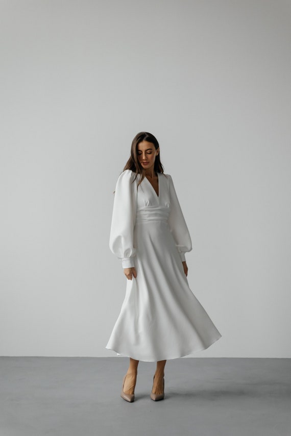 short sleeve swing dress Jones New York Linen-Blend - White fashion! off white Black Work Dresses | Select your size:EU 38 - US 6