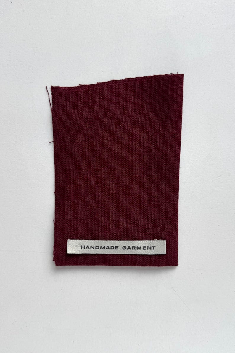 Marsala Wedding Guest Suit. Bridesmaid's Pantsuit. Ladies Pantsuit.Marsala Linen Suit: 3-Piece Wine Red Pantsuit - Wedding Guest Outfit image 5