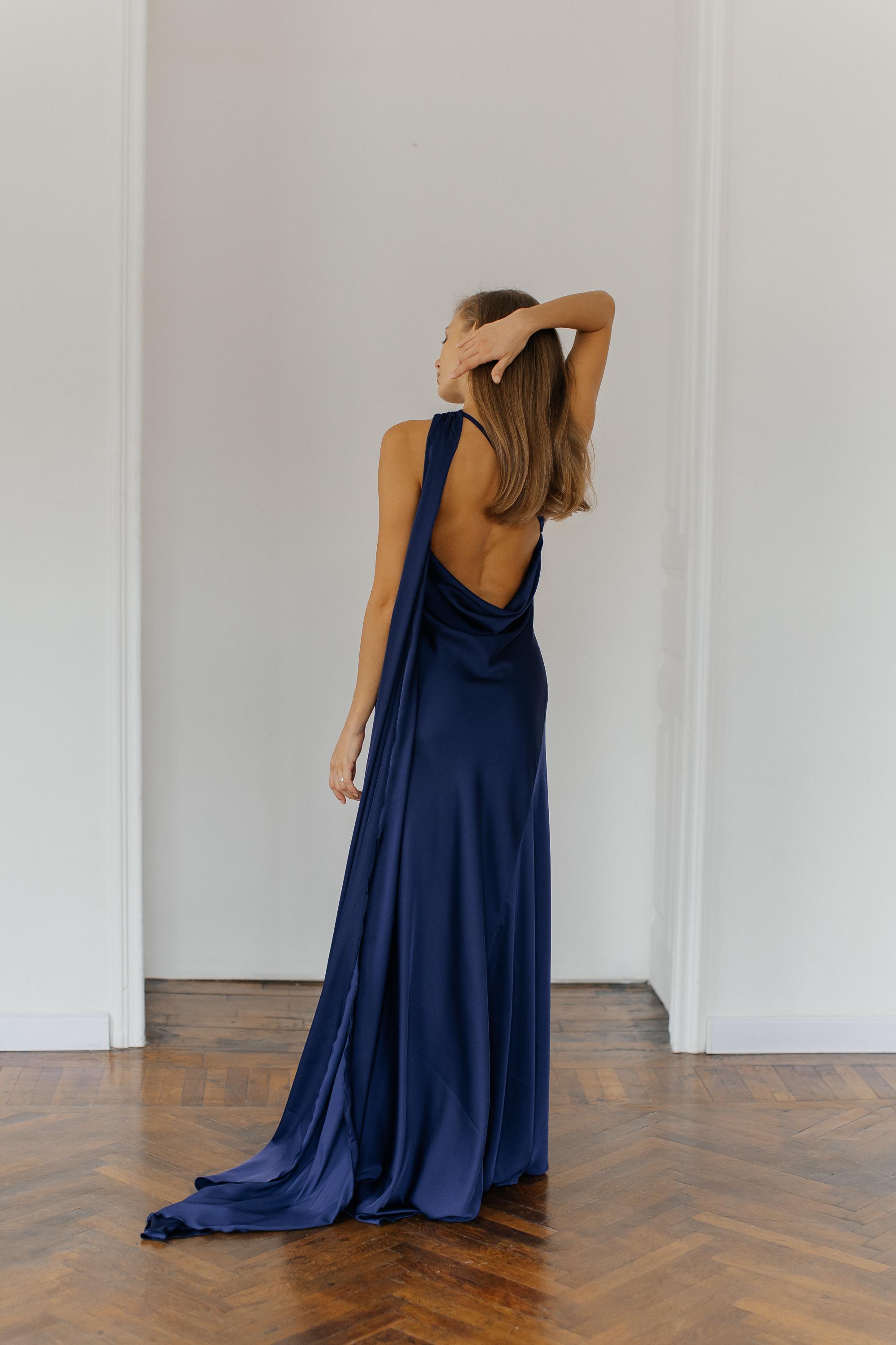 royal blue backless maxi dress V Neck Royal Blue Backless Long Prom Dresses, Open Back Royal Blue Lon jbydress
