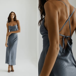 Cowl Neck Maxi Dress Etsy Canada