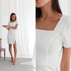 Little white dresses for graduation hot sale