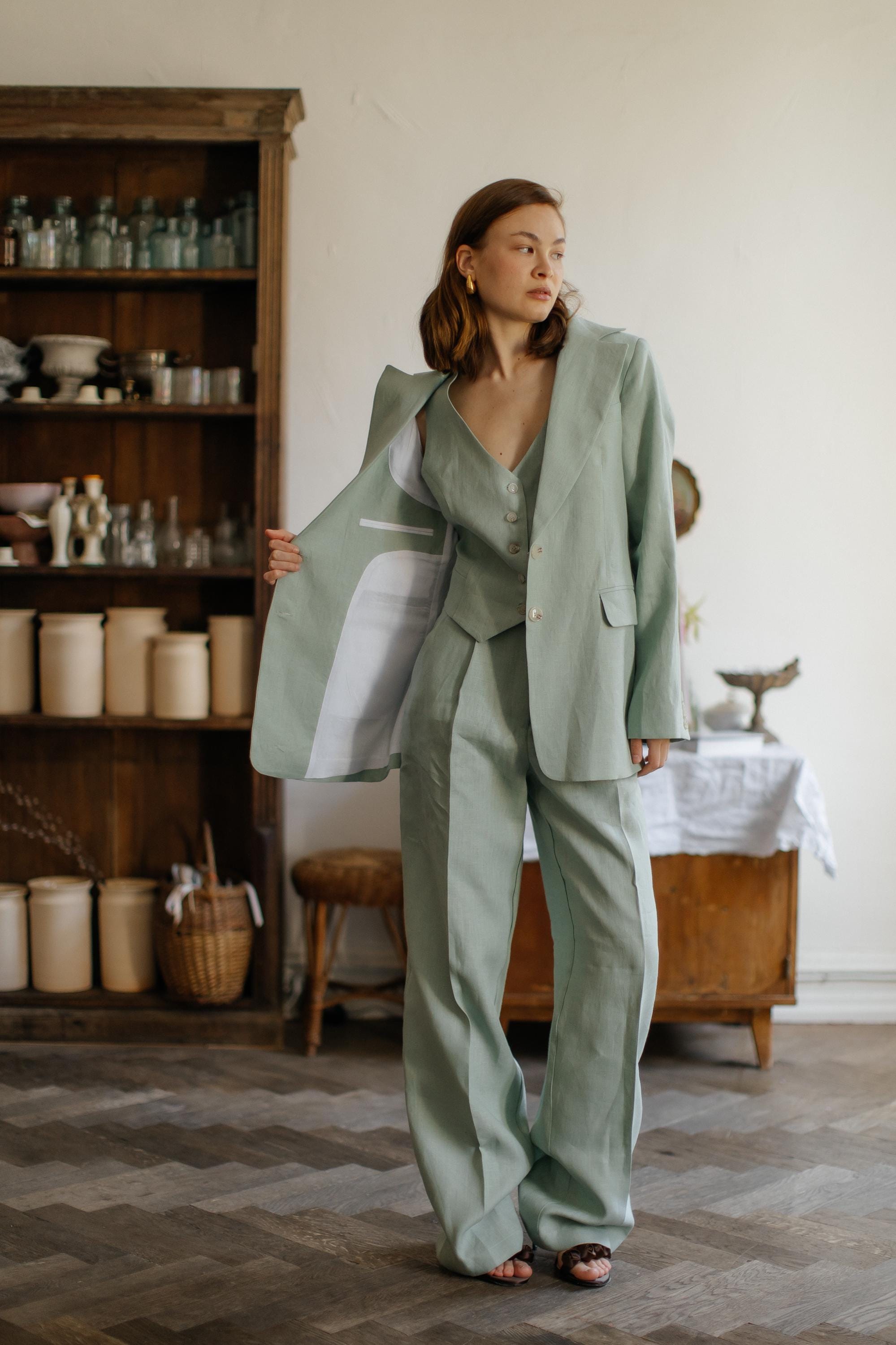 Wedding Guest Womens Designer Trouser Suits For Weddings Women's Wedding  Suits