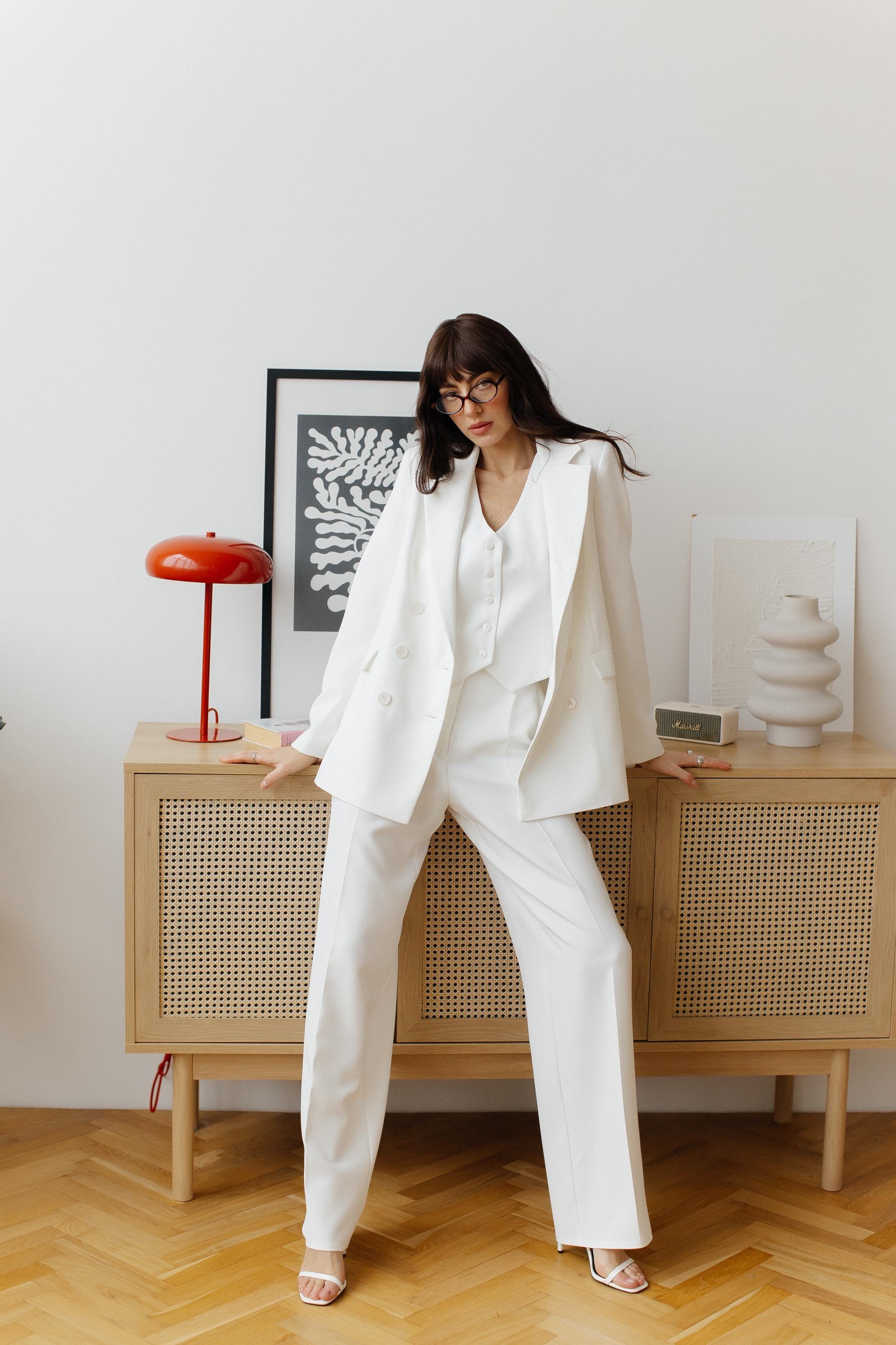 Boho Plus Size Pant Suits For Wedding Guest Trouser Co-ords Plus