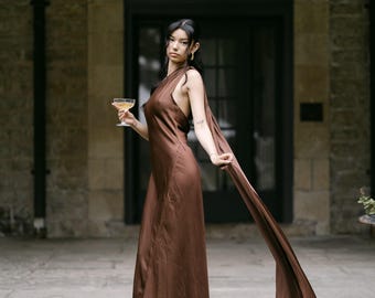 coast beaded satin maxi dress Silk Long Beige Brown Floral Ditsy Strappy UK 16 Occasion Color:KAF1009-WhiteBlue Featuring shimmering beaded straps TaxHoliday Black Holiday Dresses for