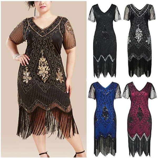 Surprising 1920s Style Dress Plus Size Pictures
