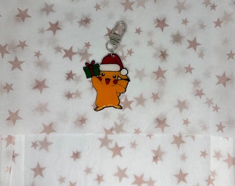 Portachiavi pikkachu di Natale