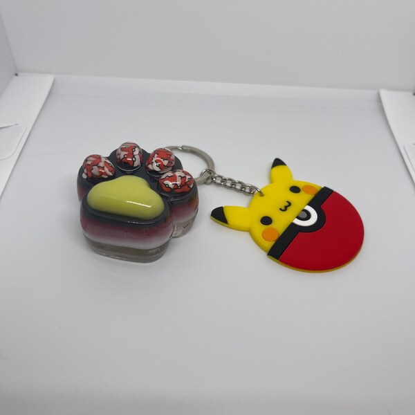 PKMN PAW keyrings