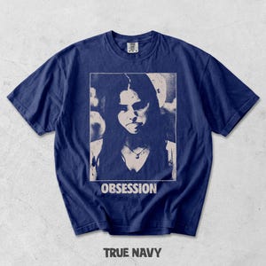 Limited Comfort Colors Nikki Obsession Shirt, Obsession Horror Movie Graphic Fan T-Shirt, Gift For Women and Man Unisex T-Shirt True Navy