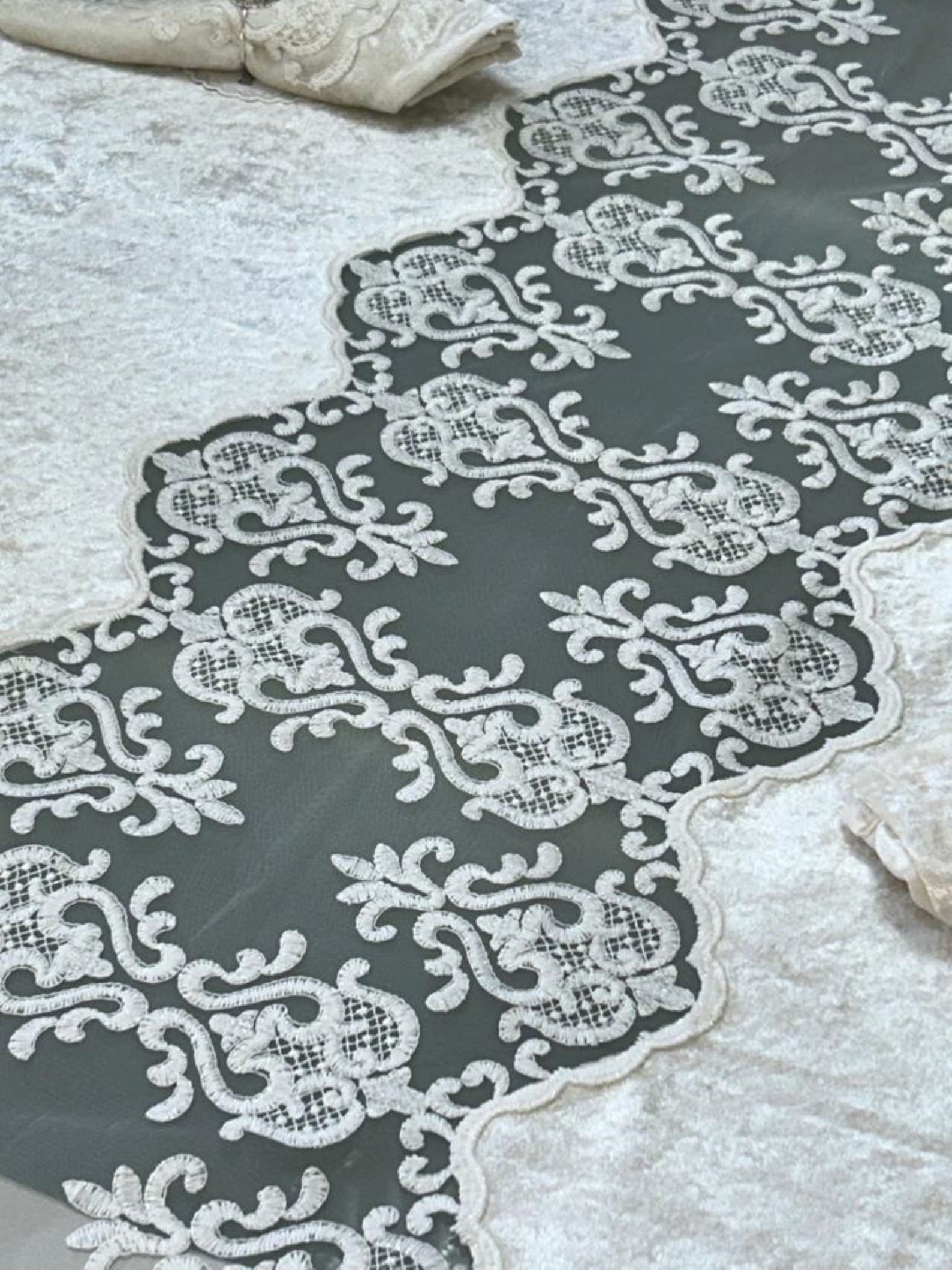 French Style Tablecloth Dinner Napkins Tablecloth Set Long Lace