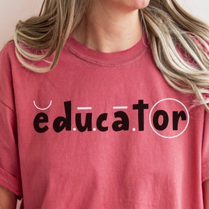 Educator Syllable Division Tee, Science of Reading, Reading Specialist, Teacher Gift, Funny Teacher, Elementary Teacher, Special Education