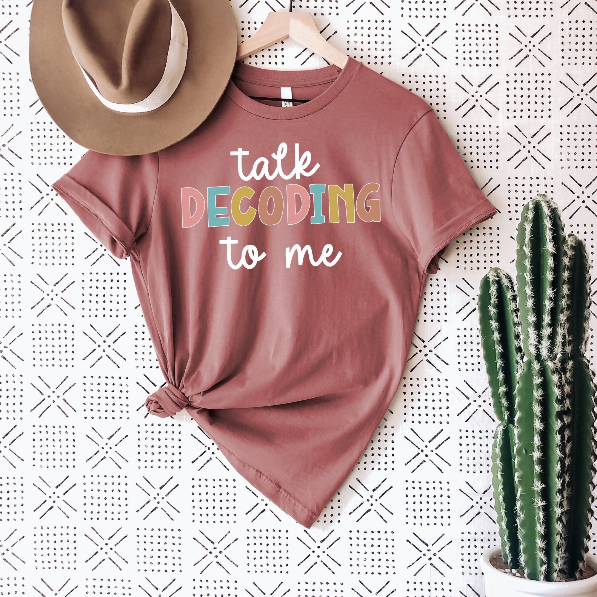 Talk Decoding to Me Tee, Reading Teacher Gift - Etsy