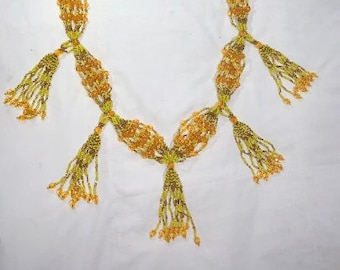 Collar de Mazo de Oshun | Oshun Mazo Necklace