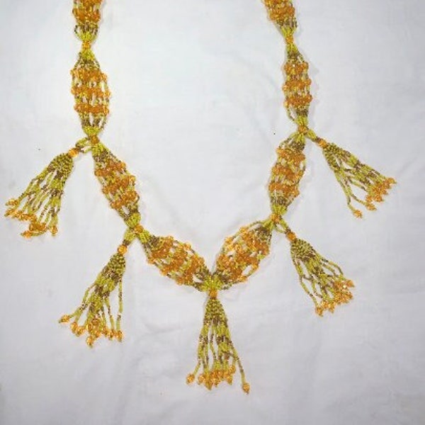 Collar de Mazo de Oshun | Oshun Mazo Necklace