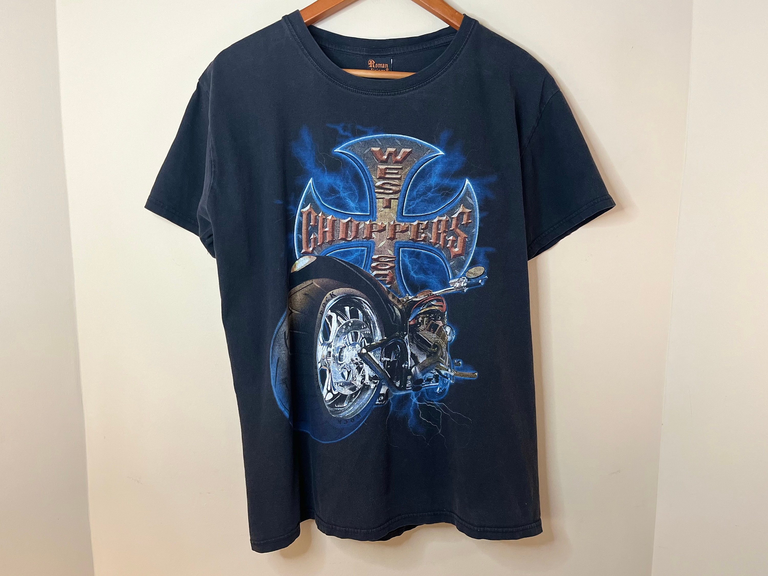 00s archive L.G.B. black bikers t-shirt