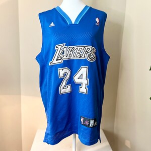 RARE AUTHENTIC Nike Kobe Bryant Los Angeles Lakers Blue Throwback