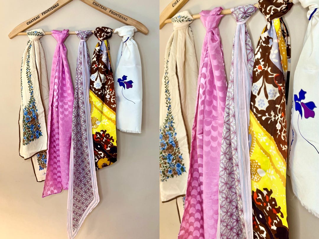小物 vintage scarf CODELLO. Vintage Silk Scarf. Codello Special Edition