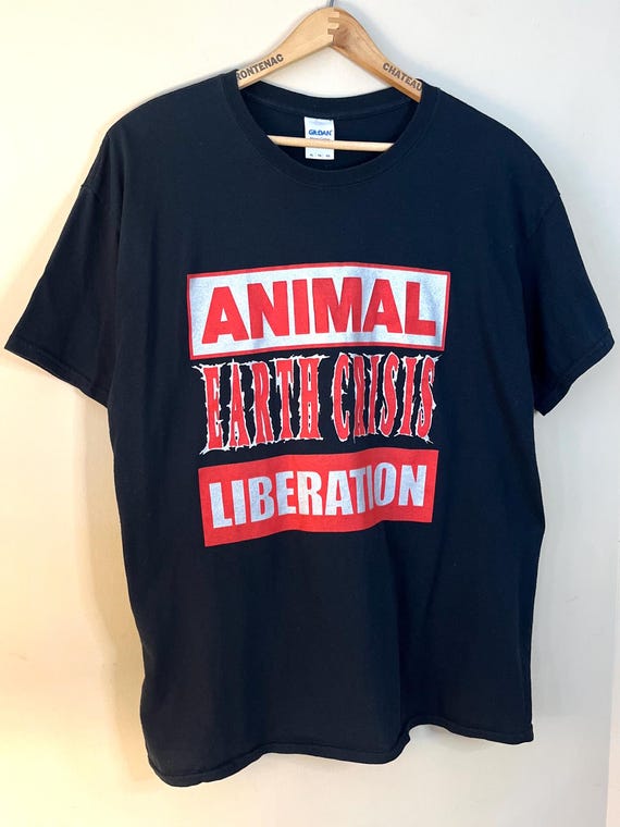 Y2K Earth Crisis Animal Liberation Band Tee | Size XL - Etsy