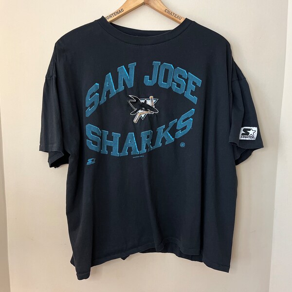 1992 San Jose Sharks T-shirt by Starter | Made in Canada | Size L