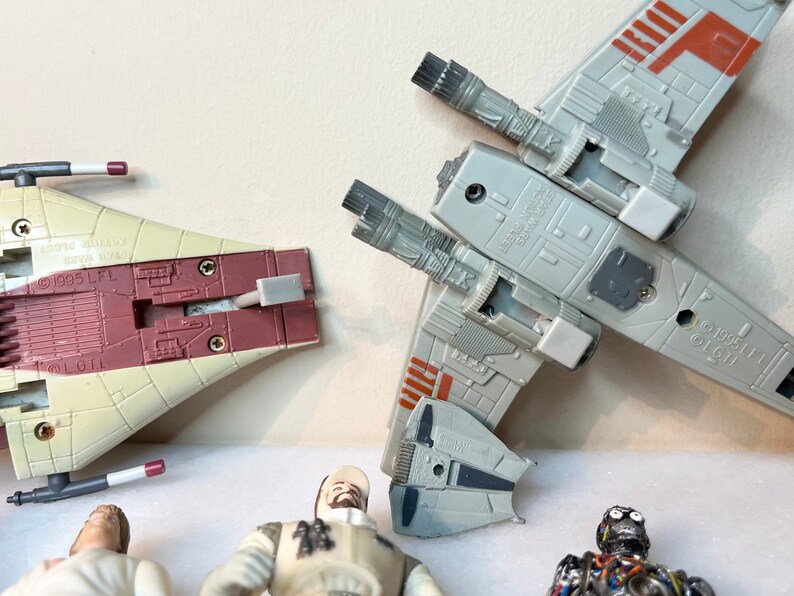 90s Lot of Star Wars Action Figure Toys Etsy